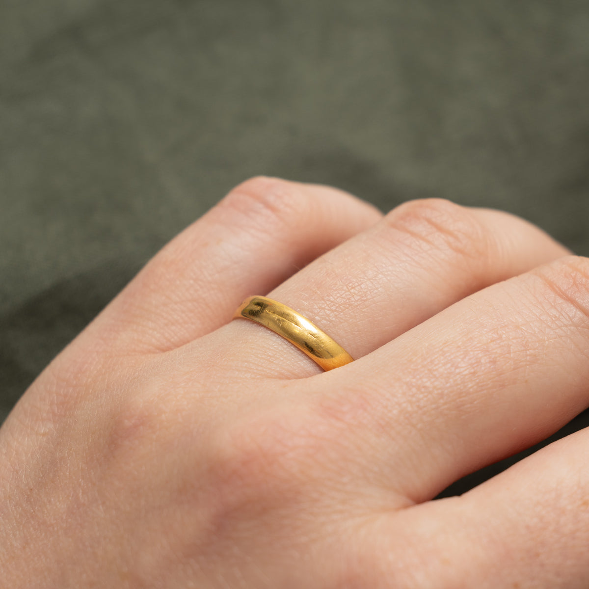 22k Yellow Gold Band | 3.65mm | SZ 8
