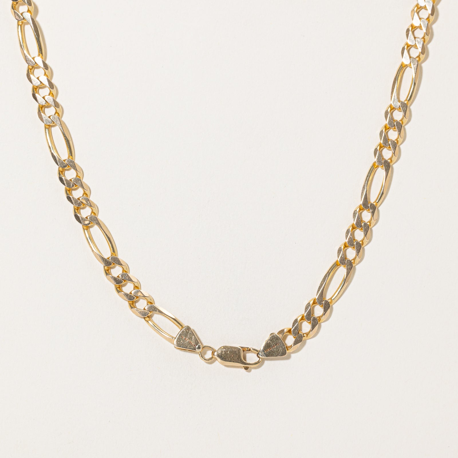 14k Yellow Gold Figaro Chain | 22"