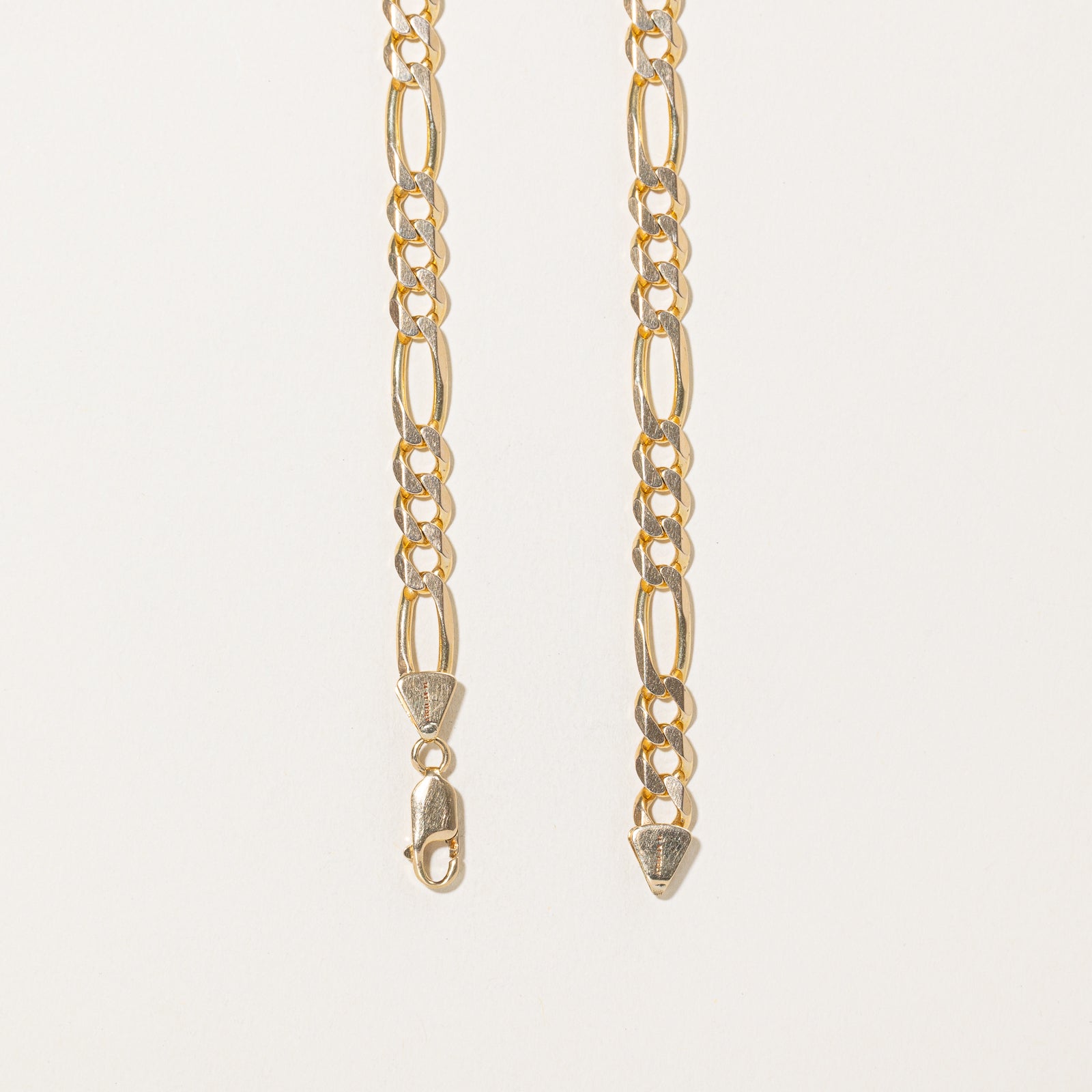 14k Yellow Gold Figaro Chain | 22"