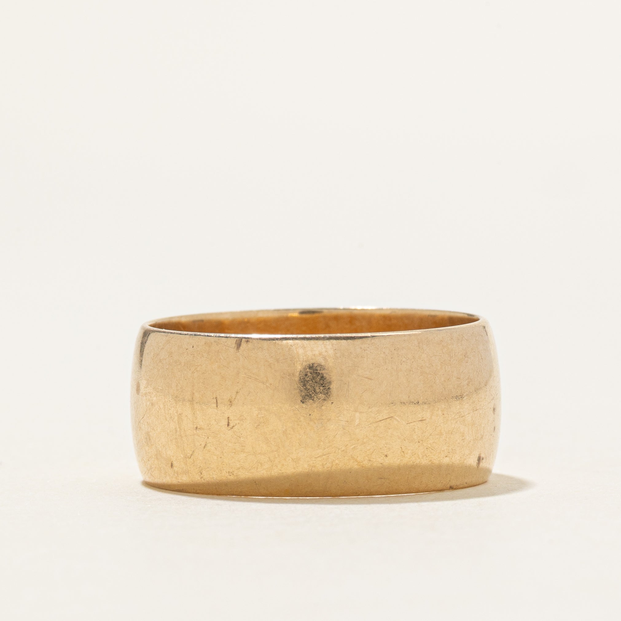 1951 Engraved 14K Yellow Gold Cigar Band | 9.25mm | SZ 8.5