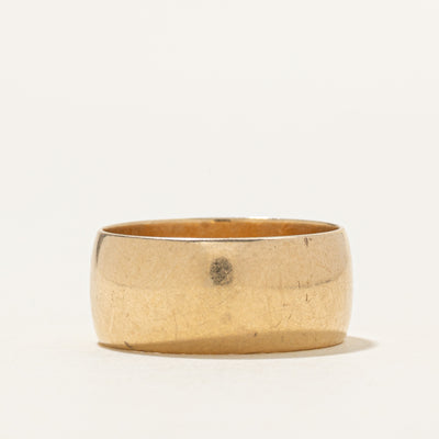 1951 Engraved 14K Yellow Gold Cigar Band | 9.25mm | SZ 8.5