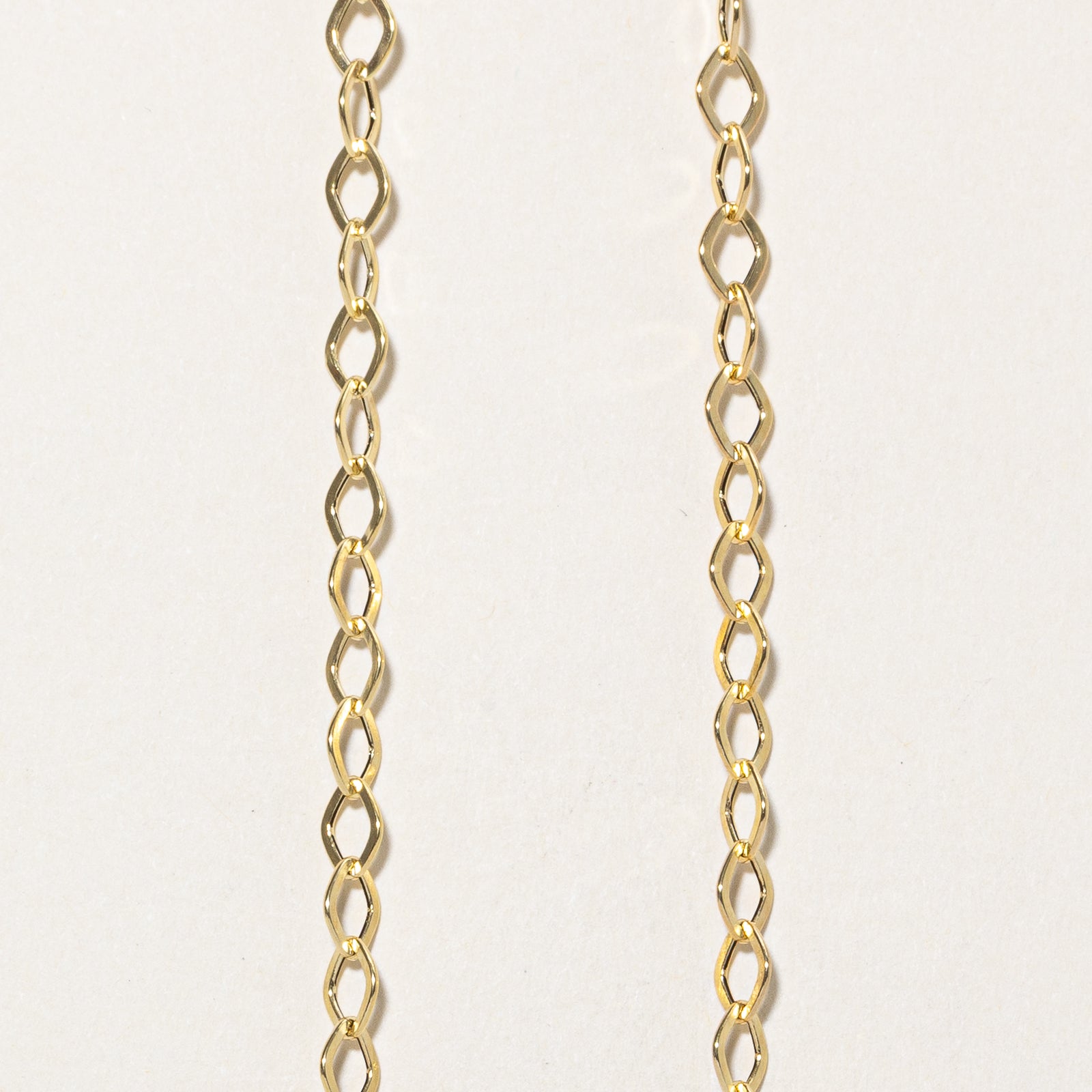 Italian 14k Yellow Gold Unique Chain | 17.5"