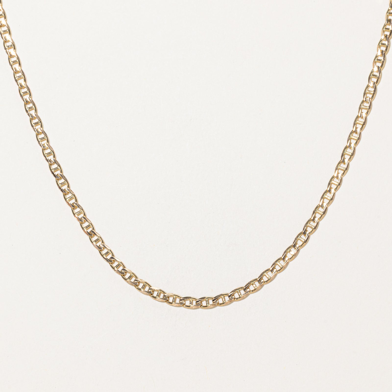 10k Yellow Gold Anchor Chain | 30"