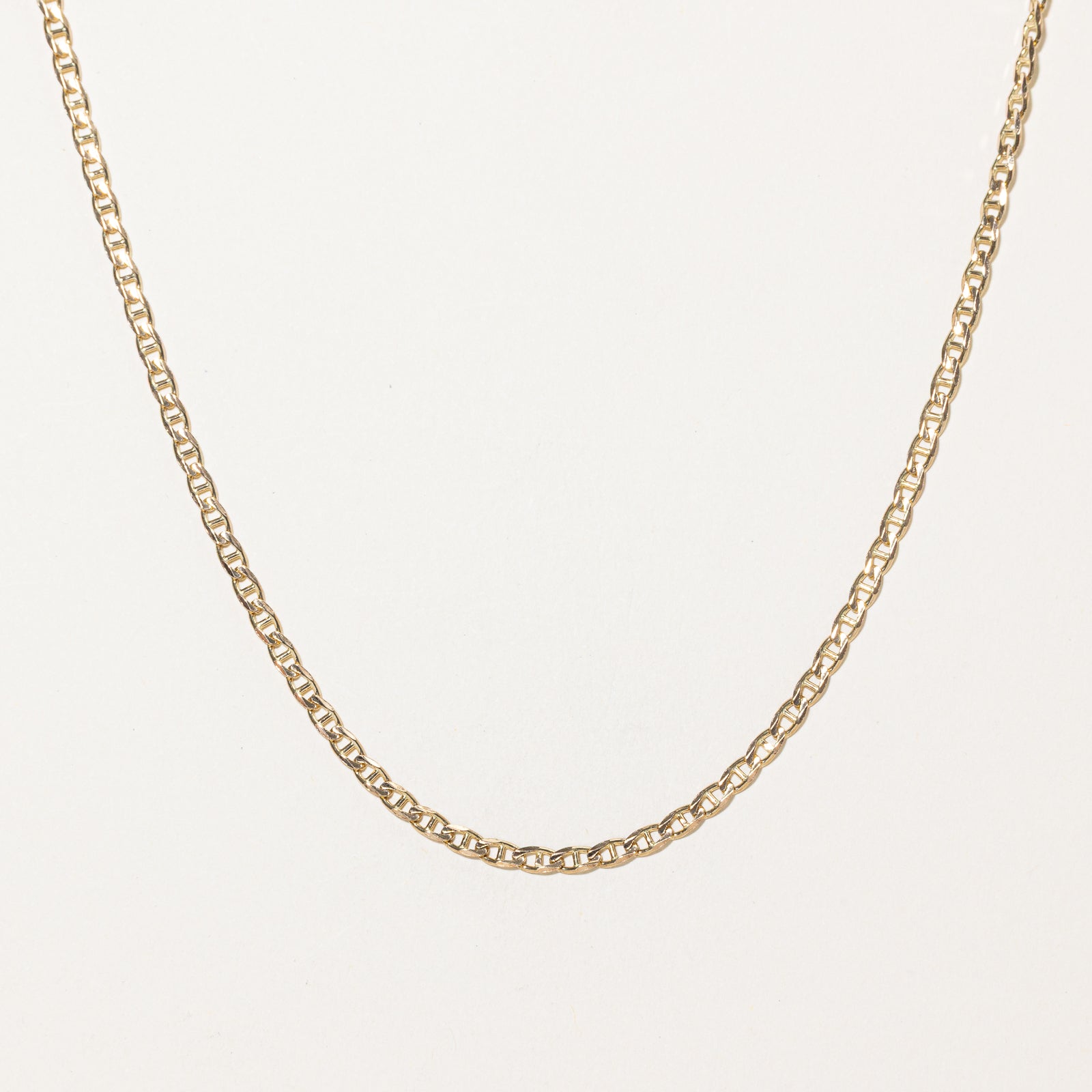 10k Yellow Gold Anchor Chain | 30"