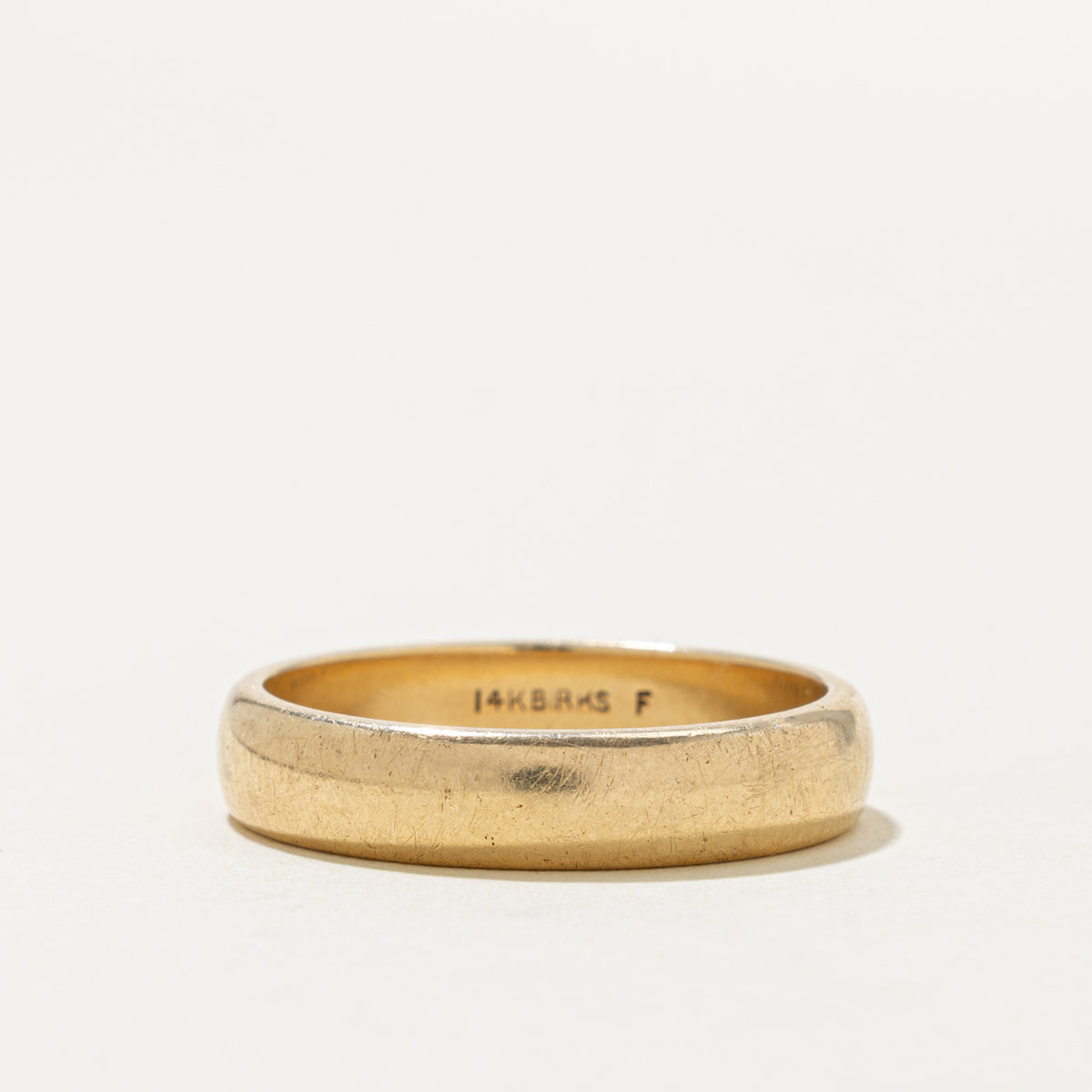 'Birks' Yellow Gold Band | 4.80mm | SZ 10.25