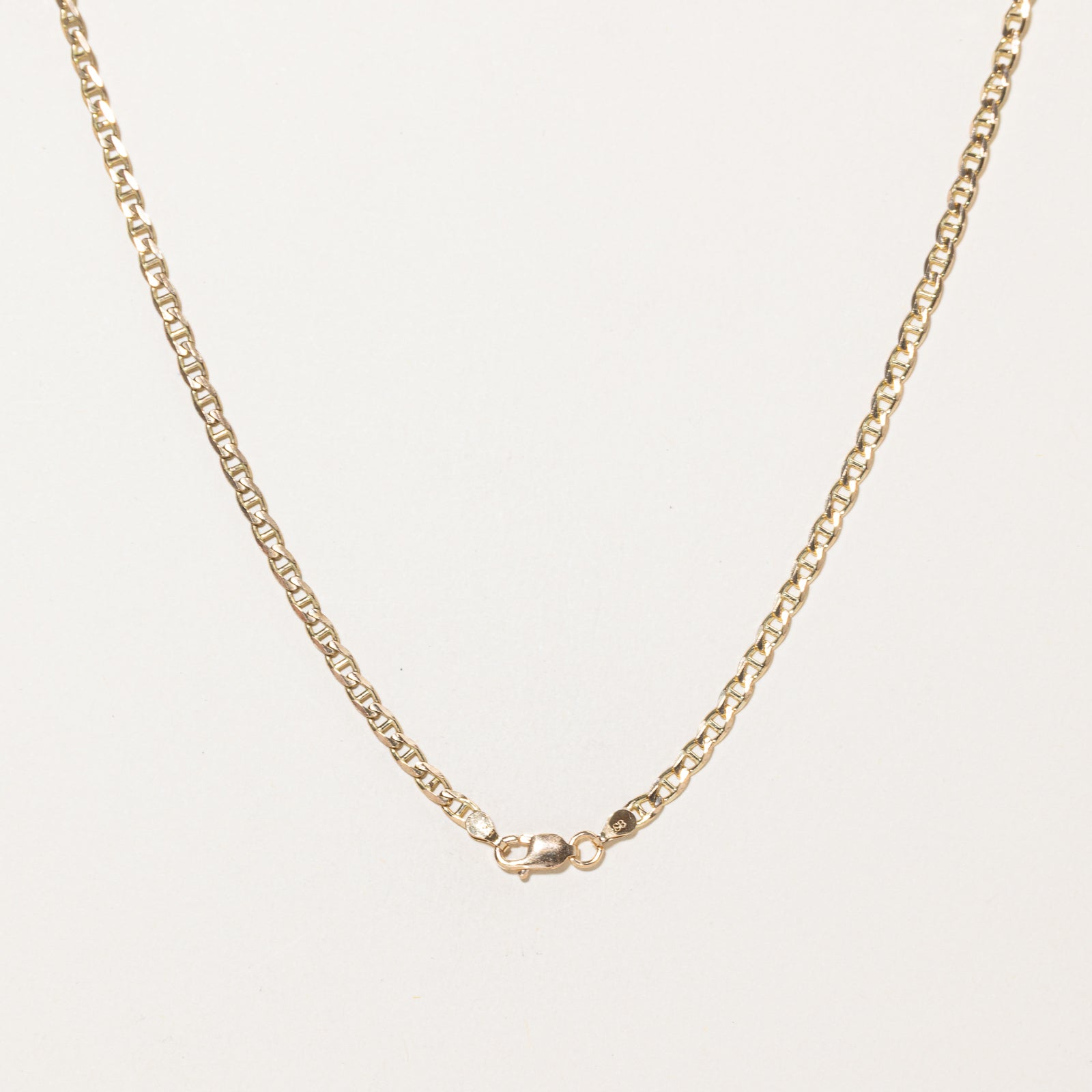 10k Yellow Gold Anchor Chain | 30"