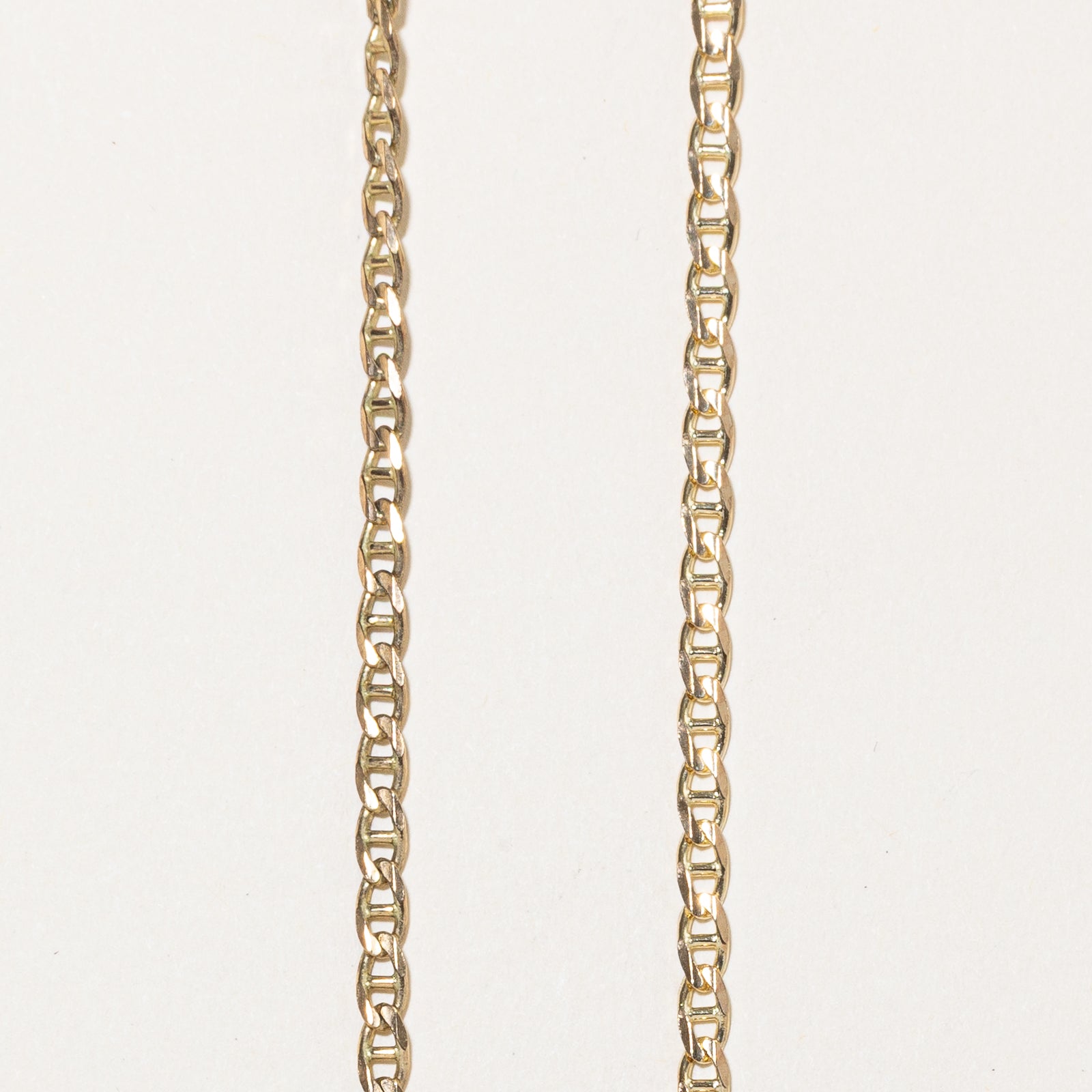 10k Yellow Gold Anchor Chain | 30"