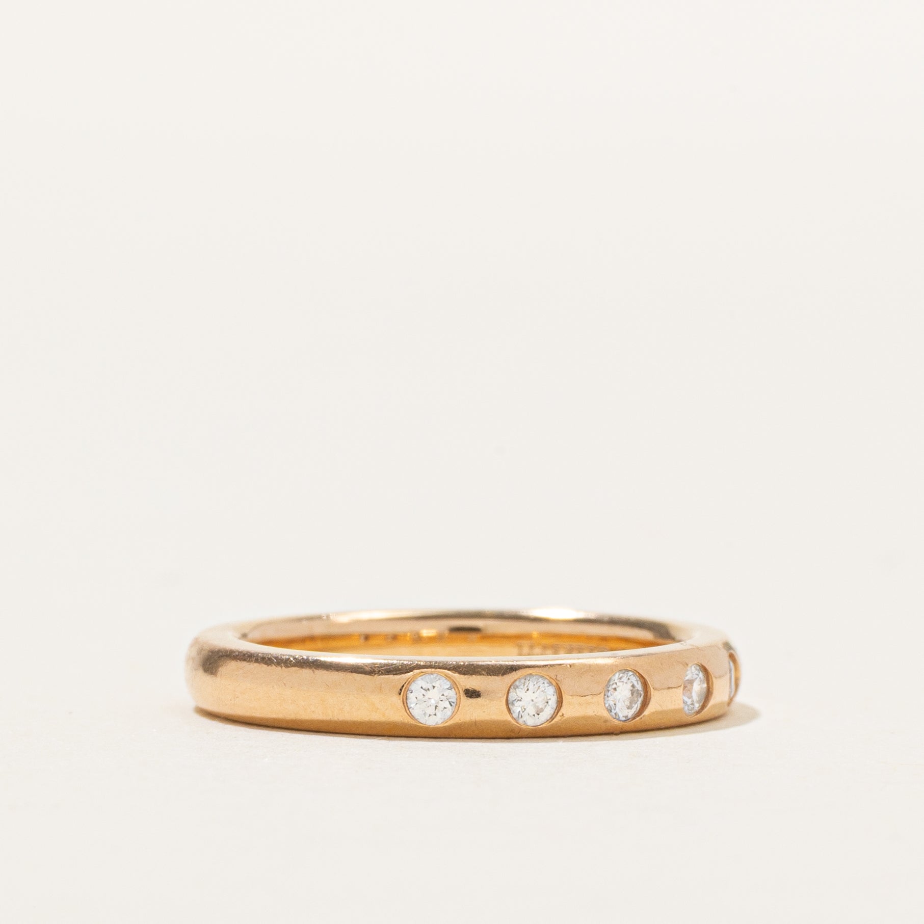 'Tiffany & Co' Elsa Peretti Stacking Band Ring | 0.10ctw | 2.7mm | SZ 4.5