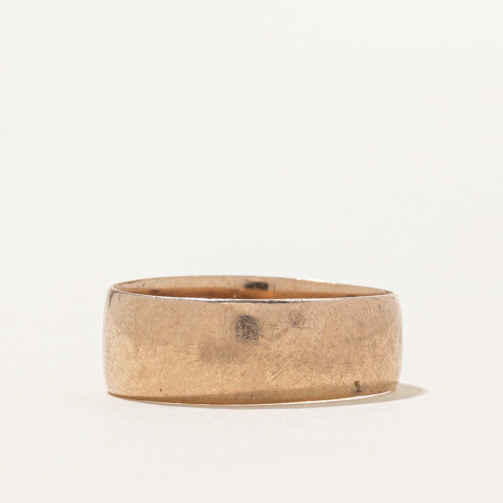 10k Yellow Gold Plain Band | 6.5mm | SZ 7