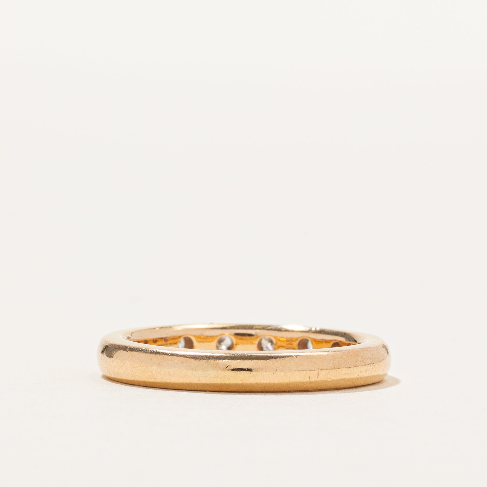 'Tiffany & Co' Elsa Peretti Stacking Band Ring | 0.10ctw | 2.7mm | SZ 4.5