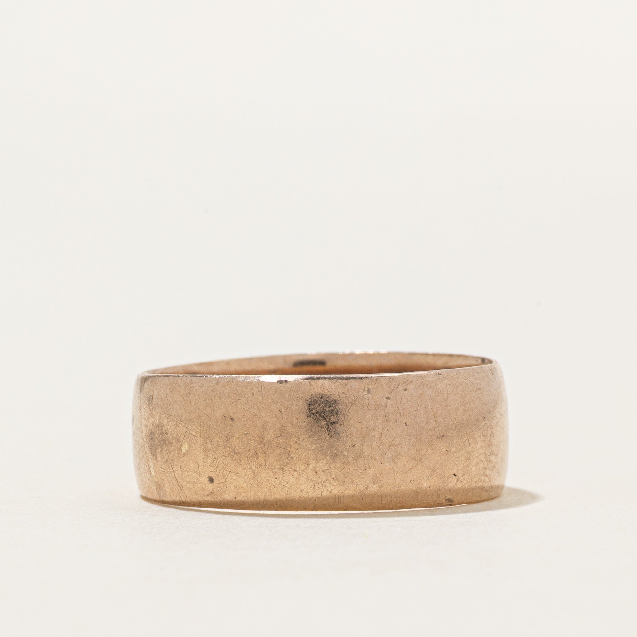 10k Yellow Gold Plain Band | 6.5mm | SZ 7
