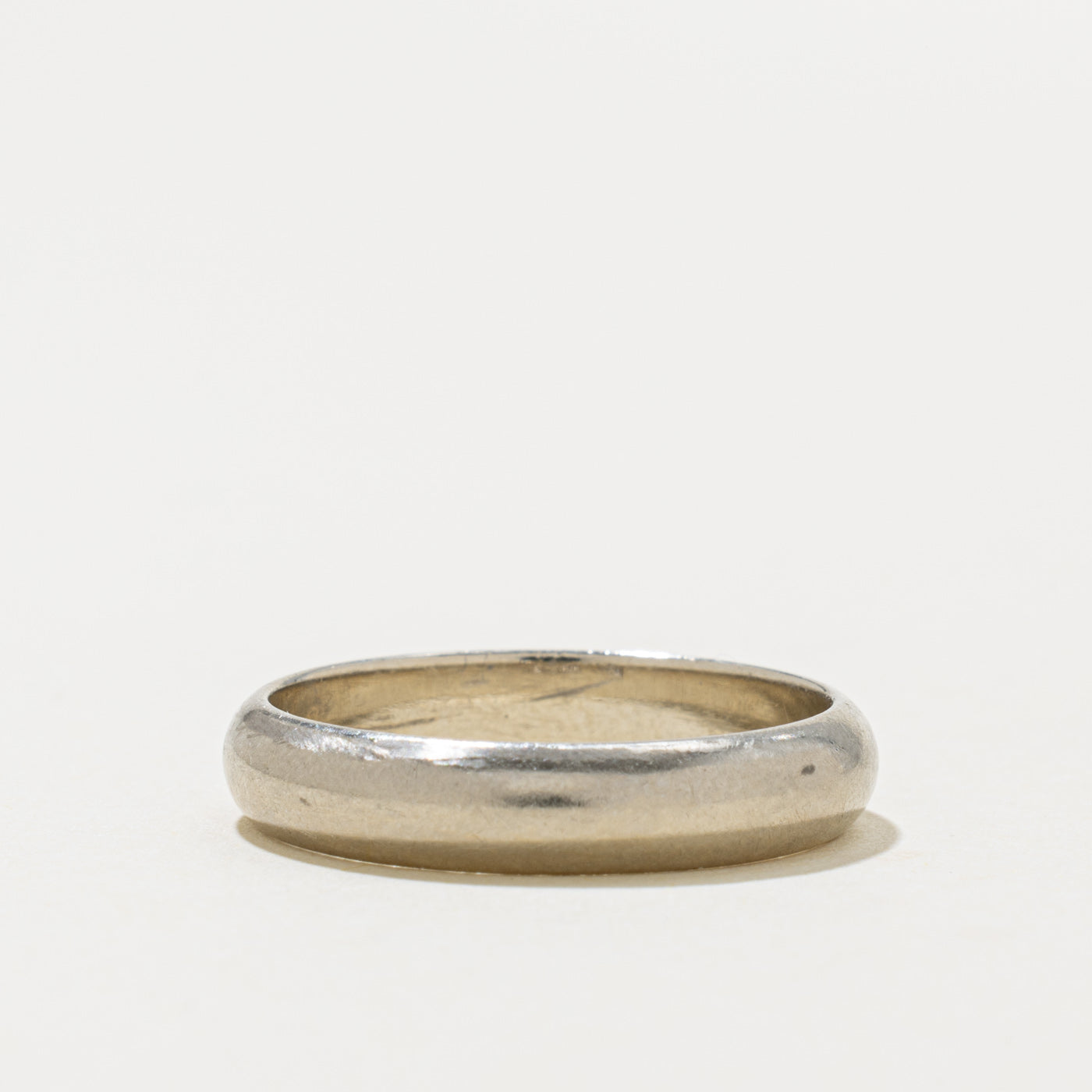 'Birks' White Gold Band | 4.50mm | SZ 9.25