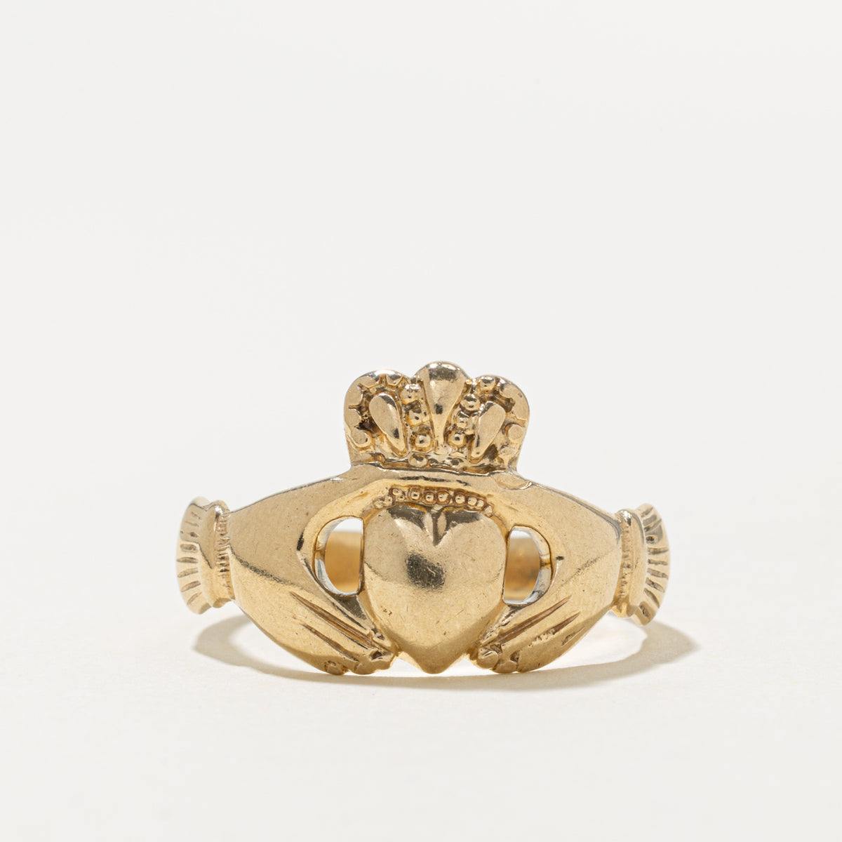 1952 London 9k Claddagh Ring | SZ 11.5