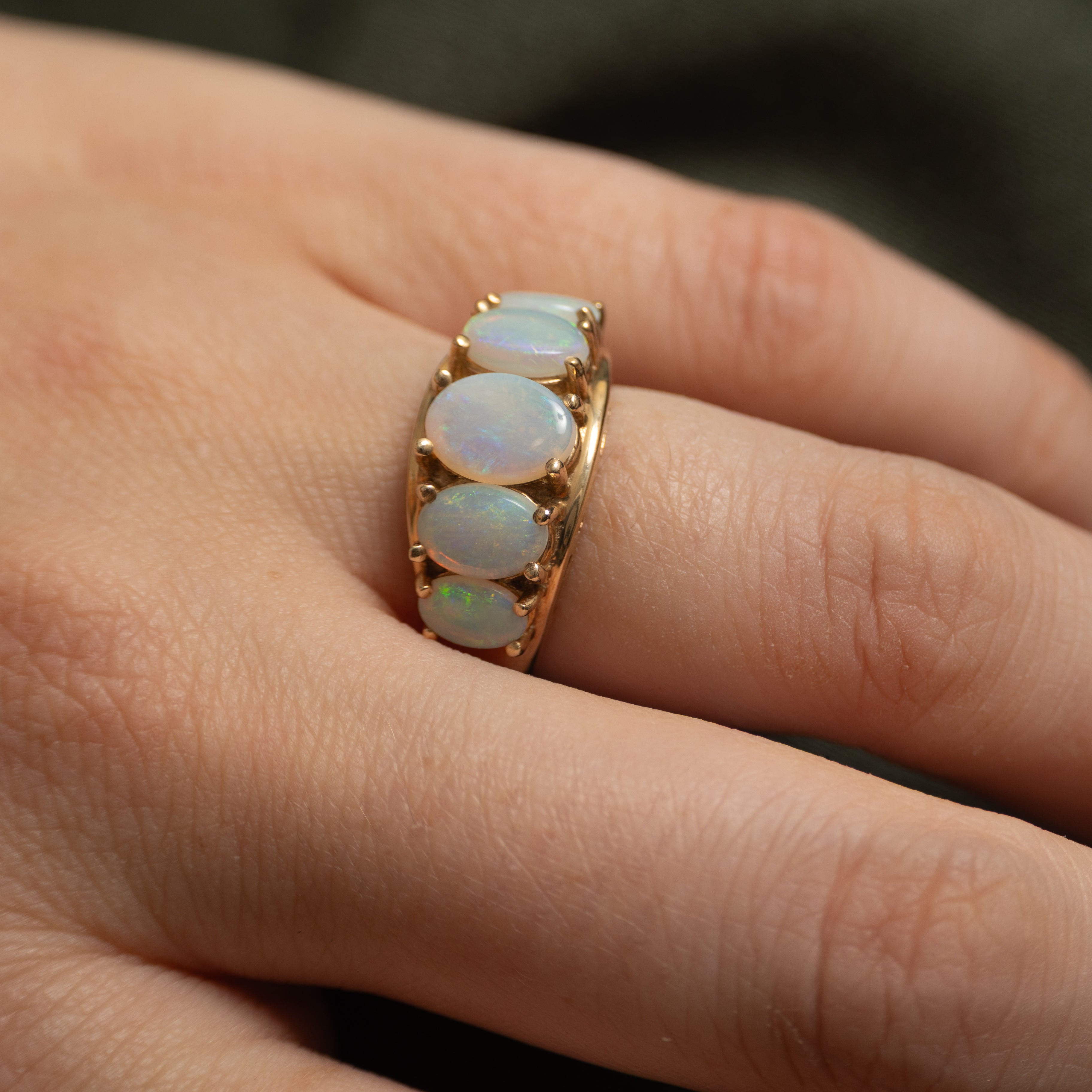Five Stone Opal Ring | 1.39ctw | SZ 6