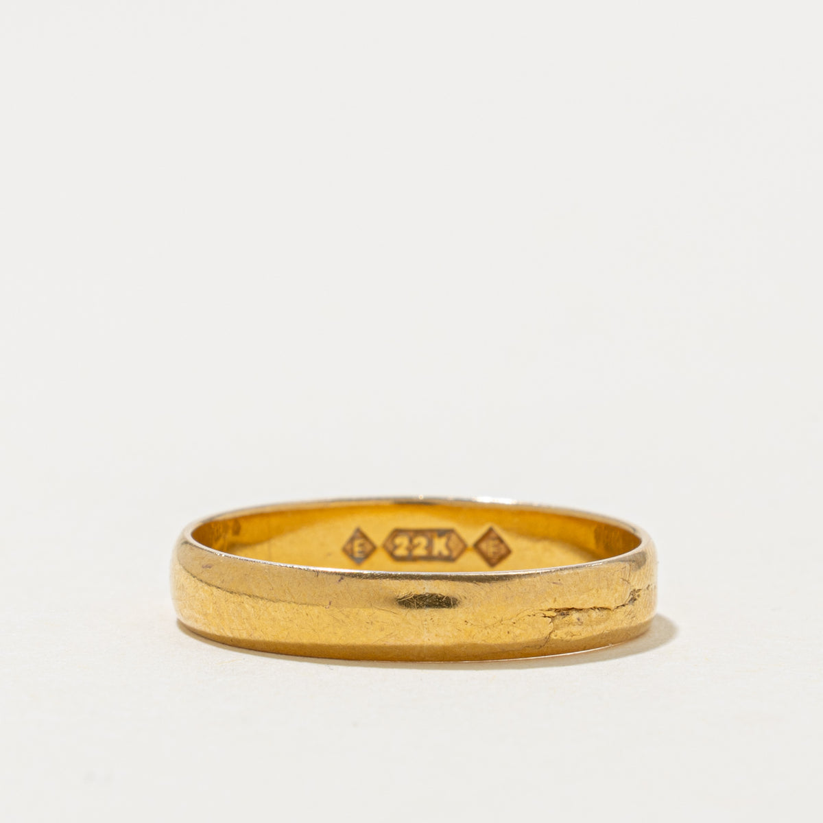 22k Yellow Gold Band | 3.65mm | SZ 8