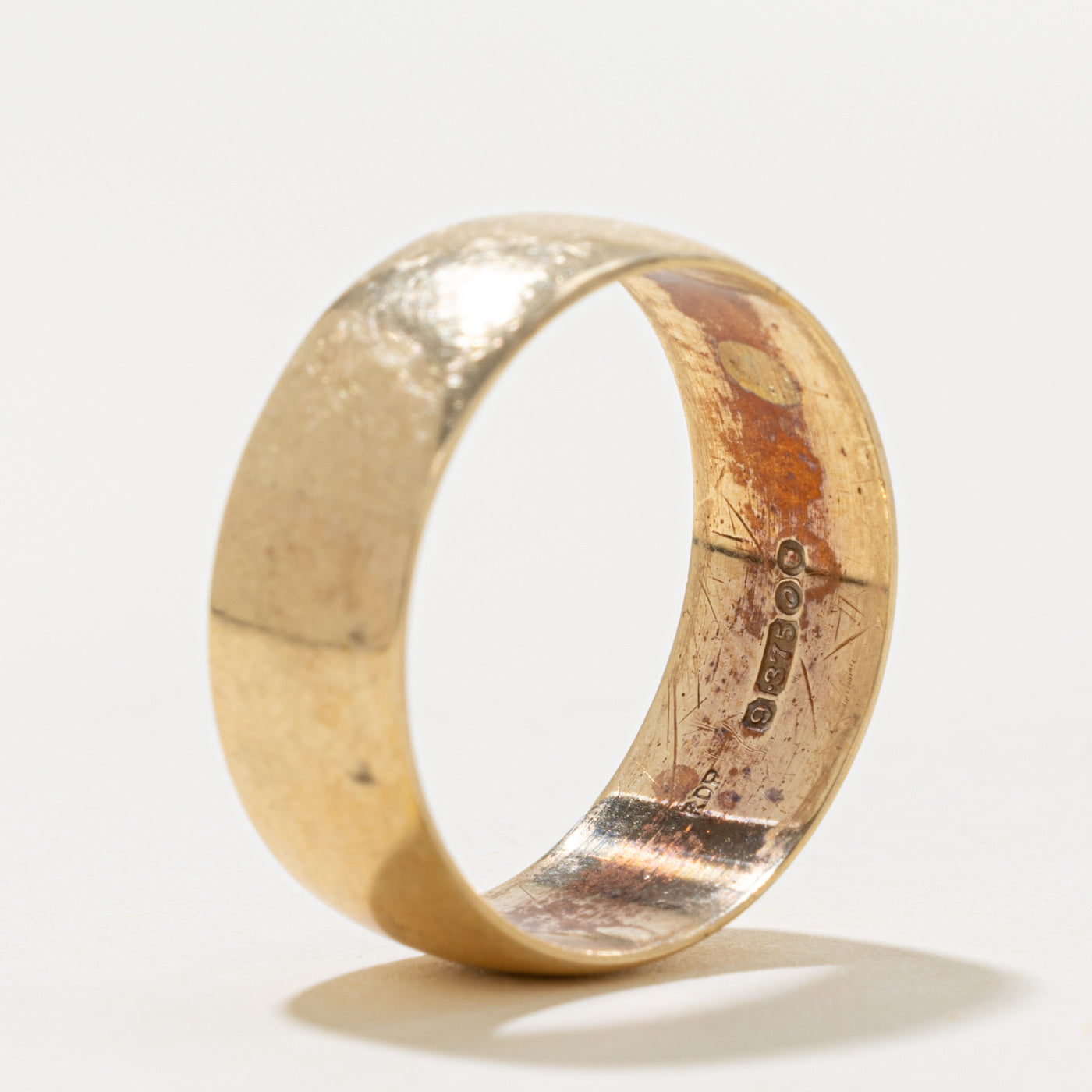 1969 London 9k Yellow Gold Cigar Band | 8.00mm | SZ 10.5