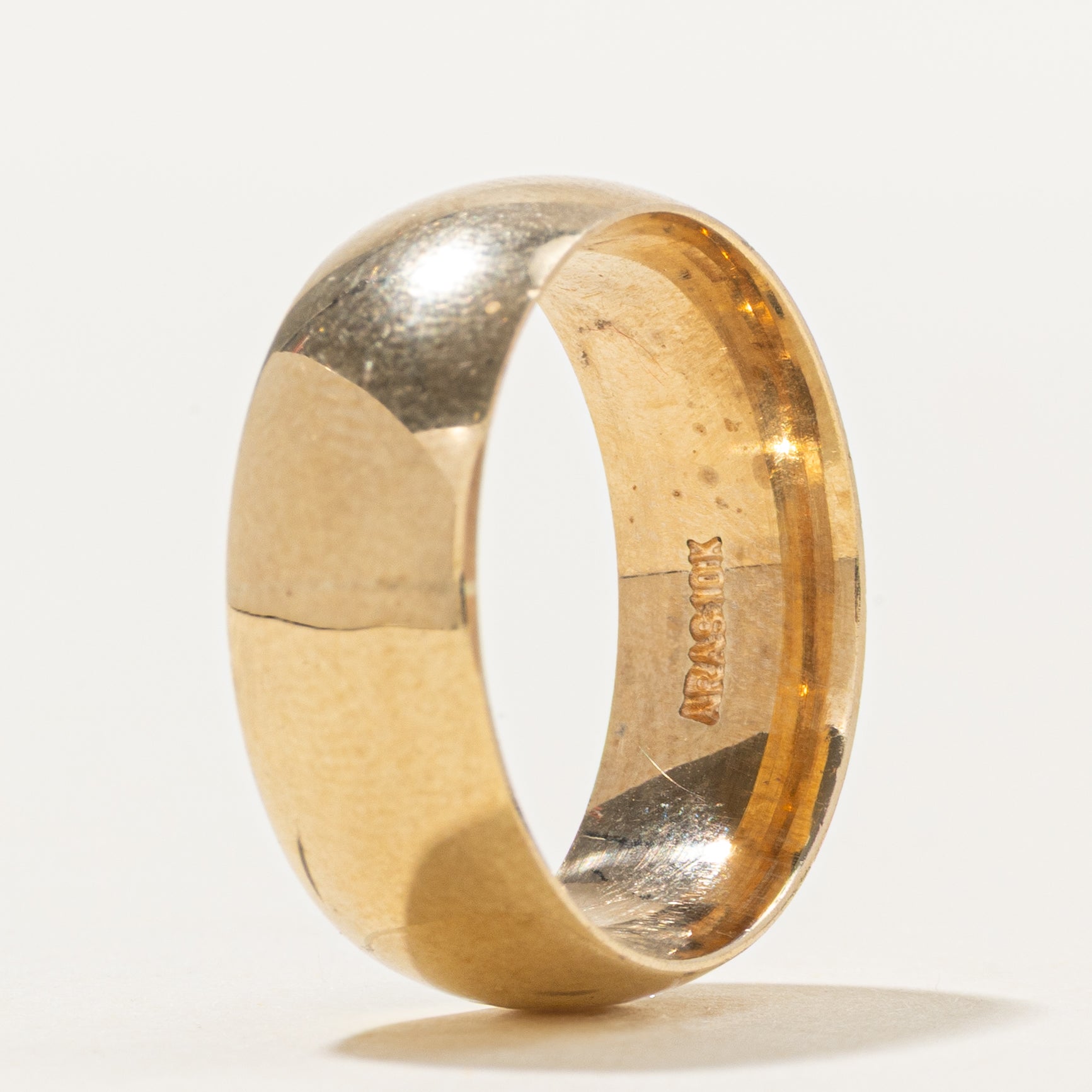 10K Yellow Gold Band | 7.1mm | SZ 6.75