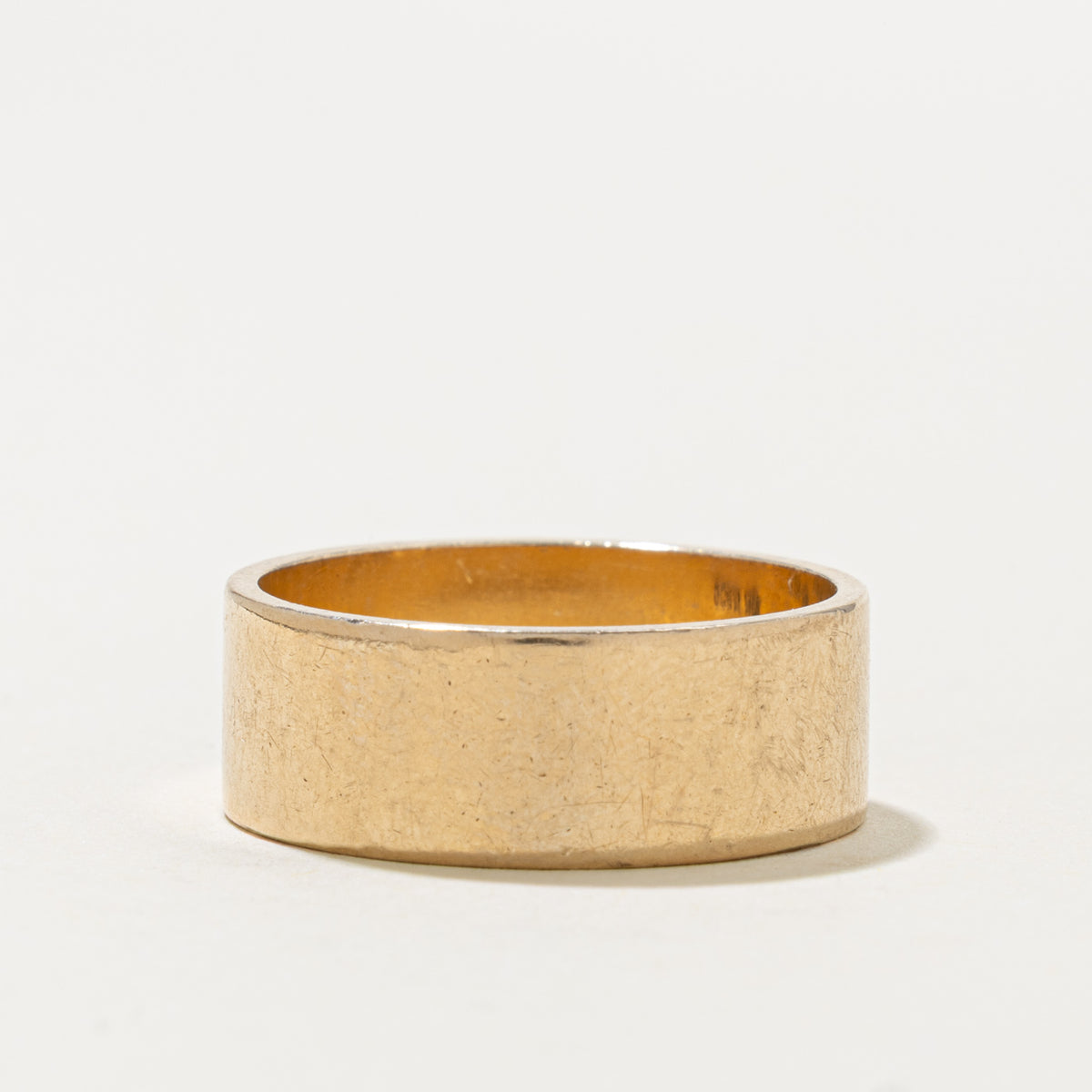 10k Yellow Gold Cigar Band | 8.00mm | SZ 10