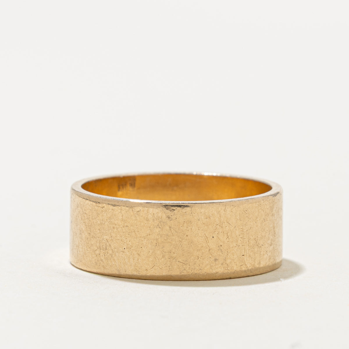 10k Yellow Gold Cigar Band | 8.00mm | SZ 10