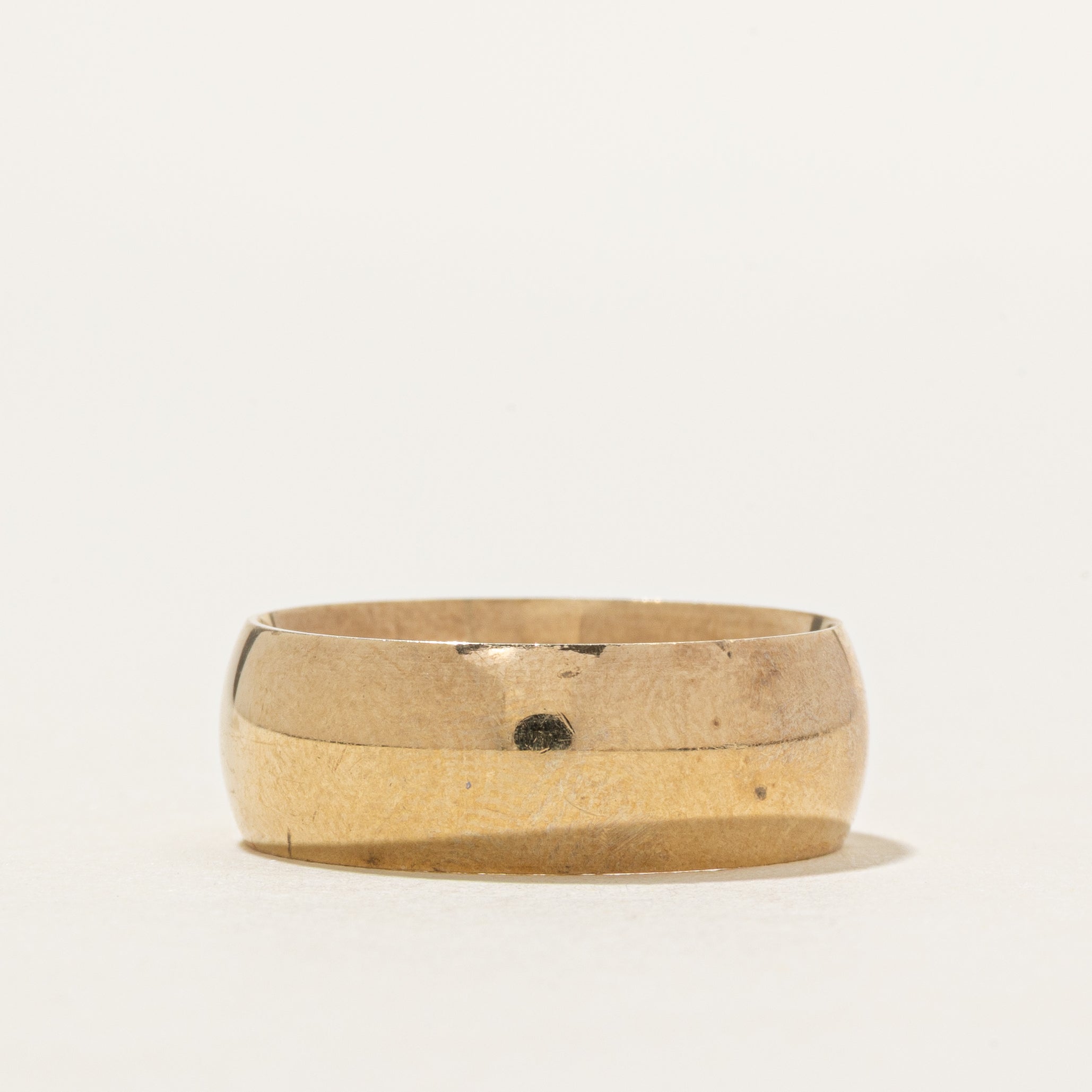 10K Yellow Gold Band | 7.1mm | SZ 6.75