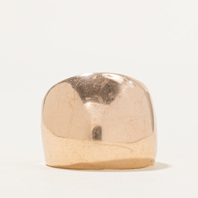 14K Tapered Low Dome Band | SZ 7.75