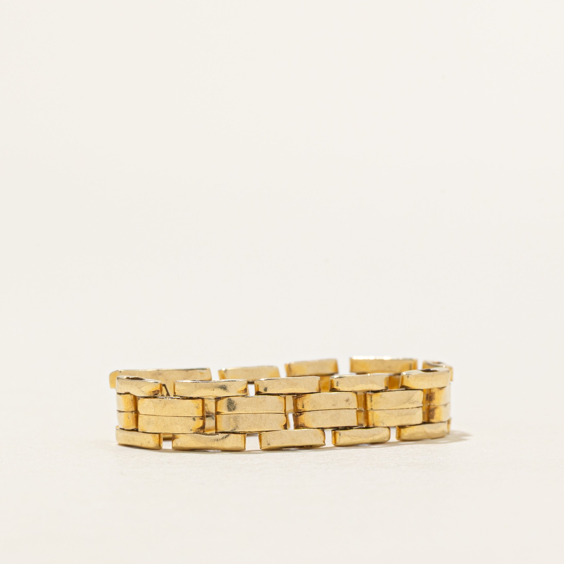 18K Yellow Gold Chain Ring | 5mm | SZ 7.75