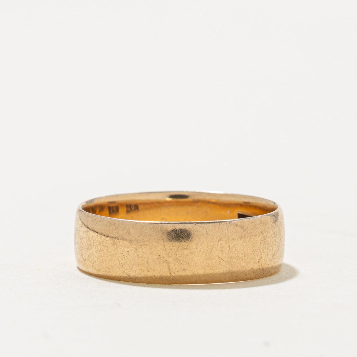 14k Yellow Gold Plain Band | 5.65mm | SZ 7.25