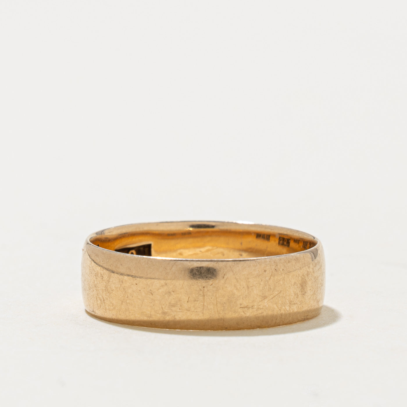 14k Yellow Gold Plain Band | 5.65mm | SZ 7.25