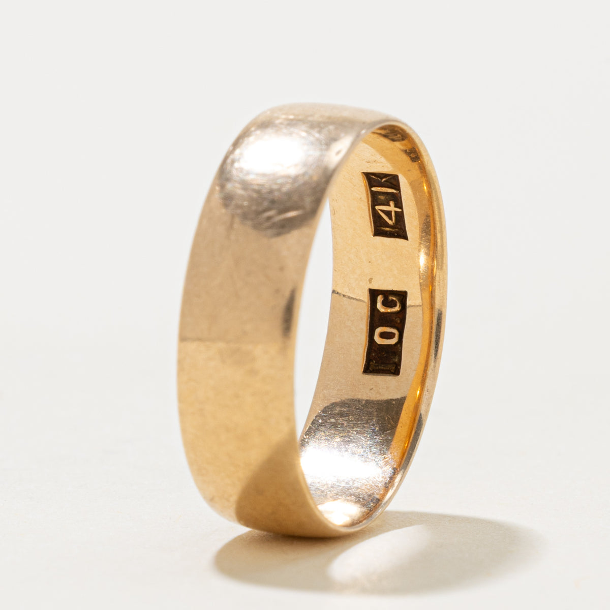 14k Yellow Gold Plain Band | 5.65mm | SZ 7.25