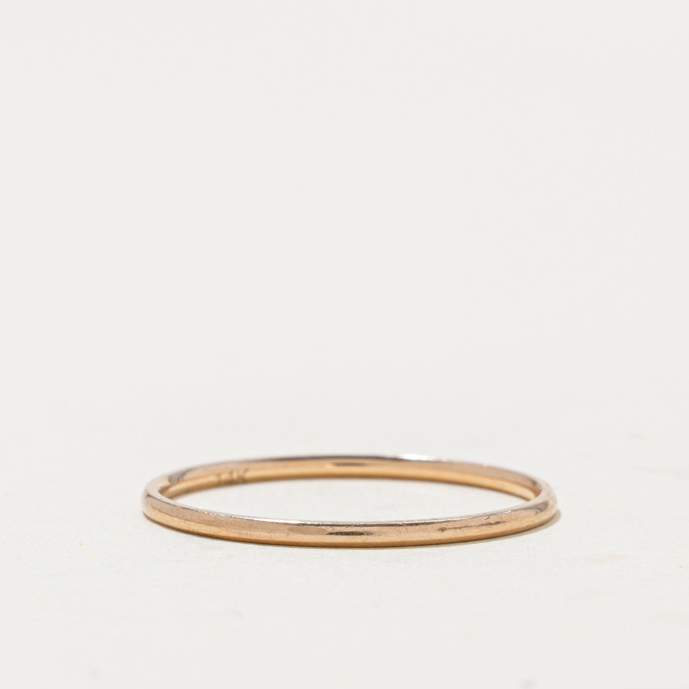 14k Rose Gold Stacking Band | 1.15mm | SZ 7.75