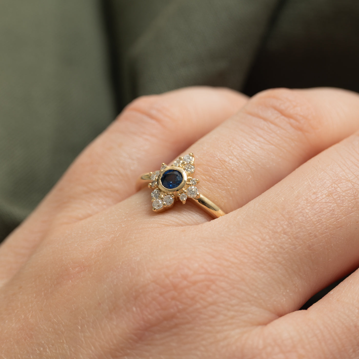 '100 Ways' Sapphire & Diamond Ring | 0.25ct, 0.25ctw | SZ 7