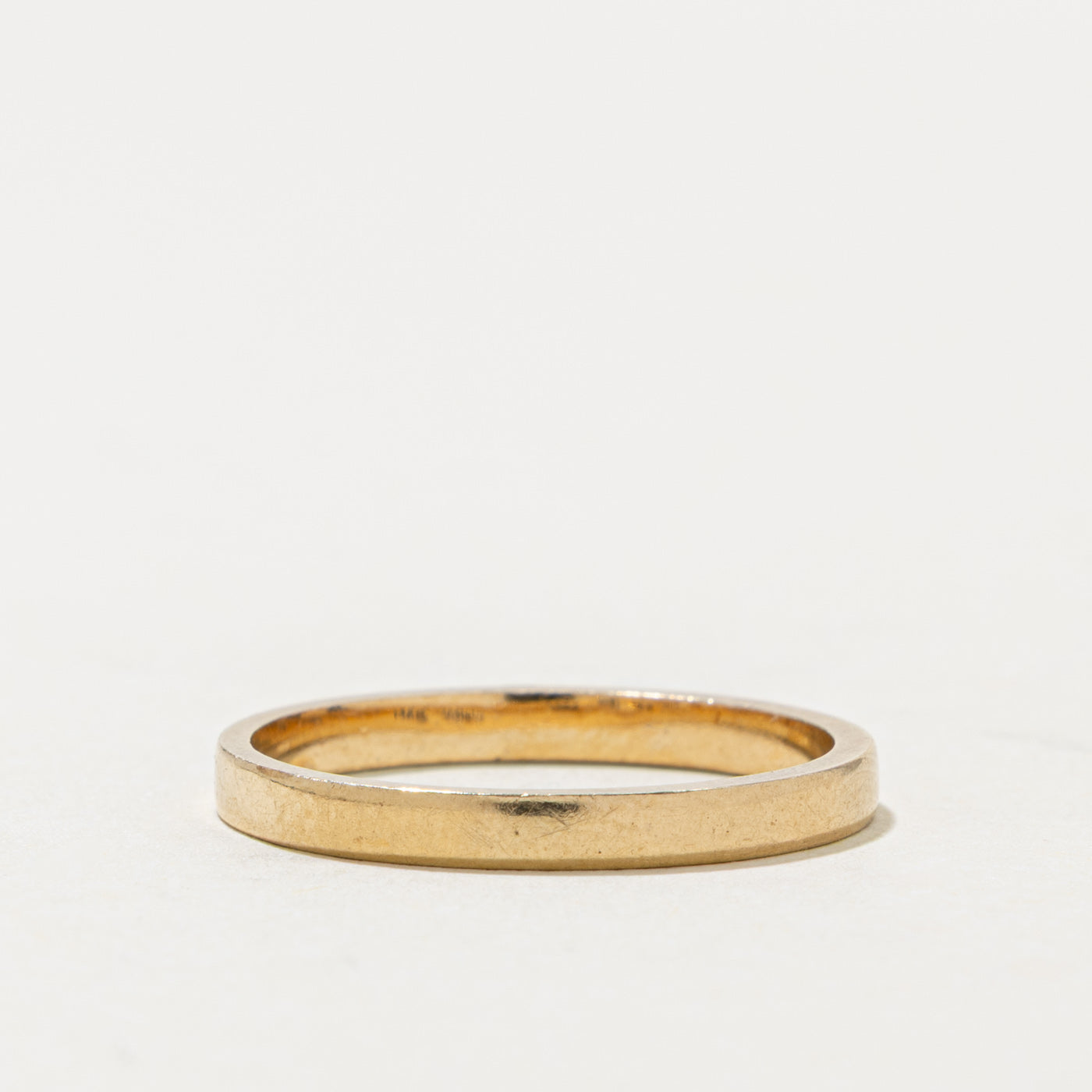 14k Yellow Gold Stacking Band | 2.20mm | SZ 7