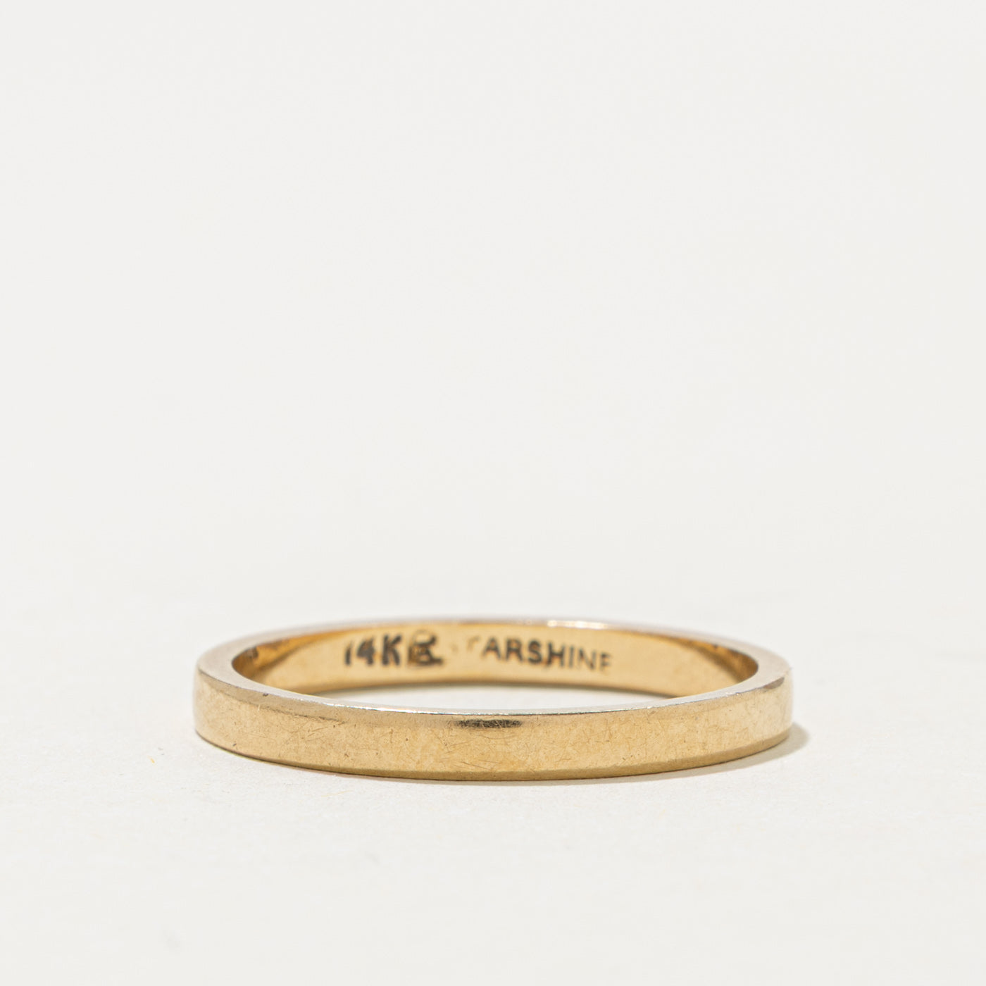 14k Yellow Gold Stacking Band | 2.20mm | SZ 7