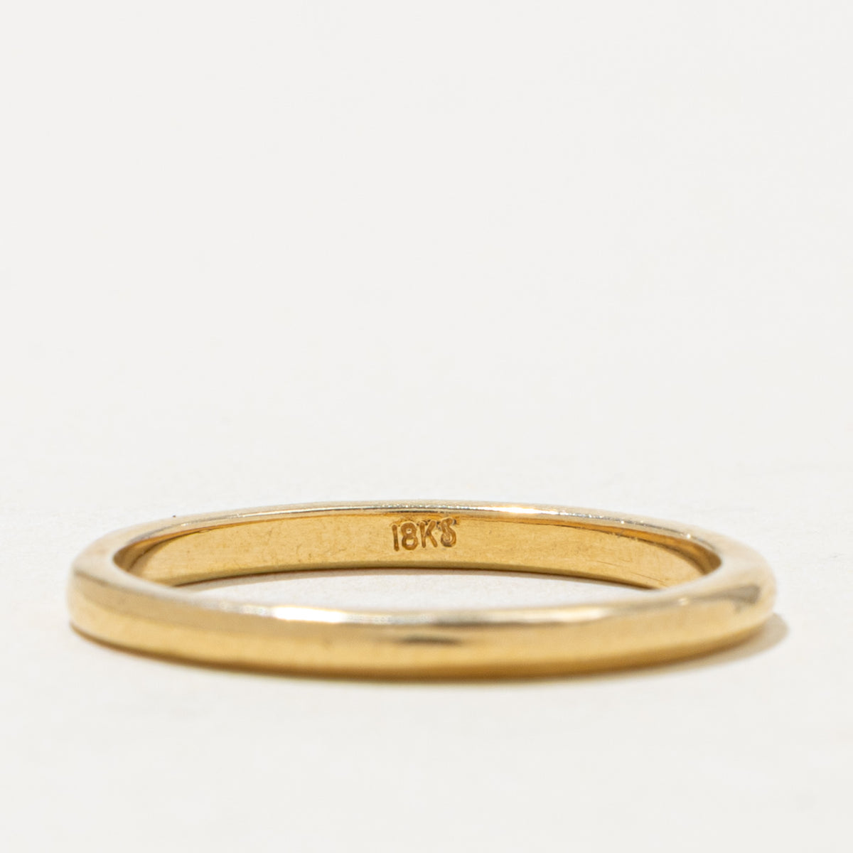 18k Yellow Gold Stacking Band | 1.95mm | SZ 6.75