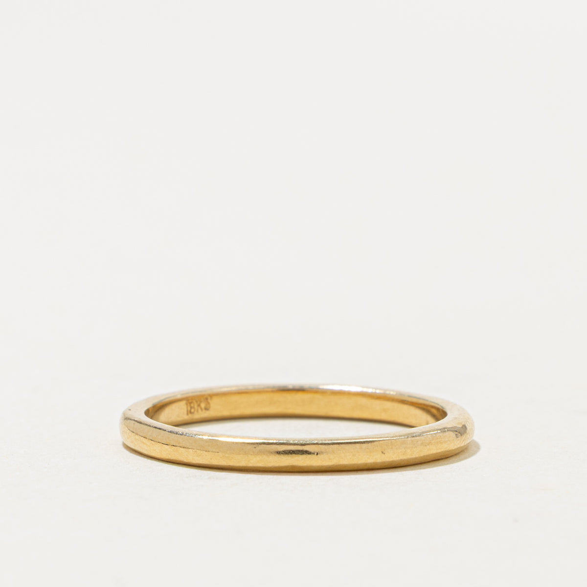 18k Yellow Gold Stacking Band | 1.95mm | SZ 6.75