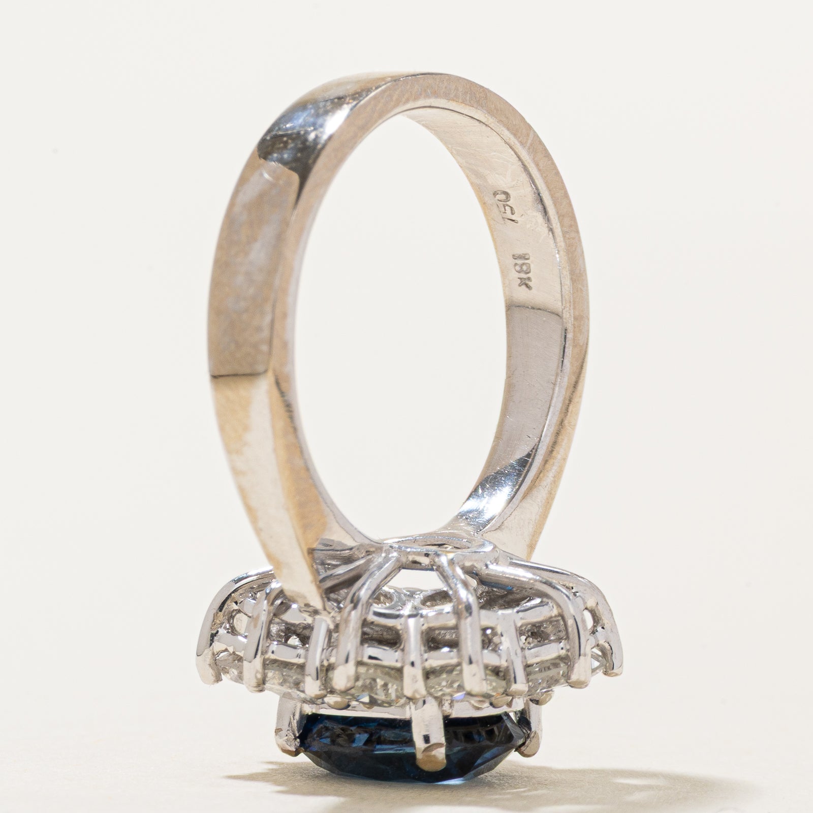 2.51ct Unheated Sapphire & Diamond Ring | 2.51ct | 1.20ctw | SZ 5.25