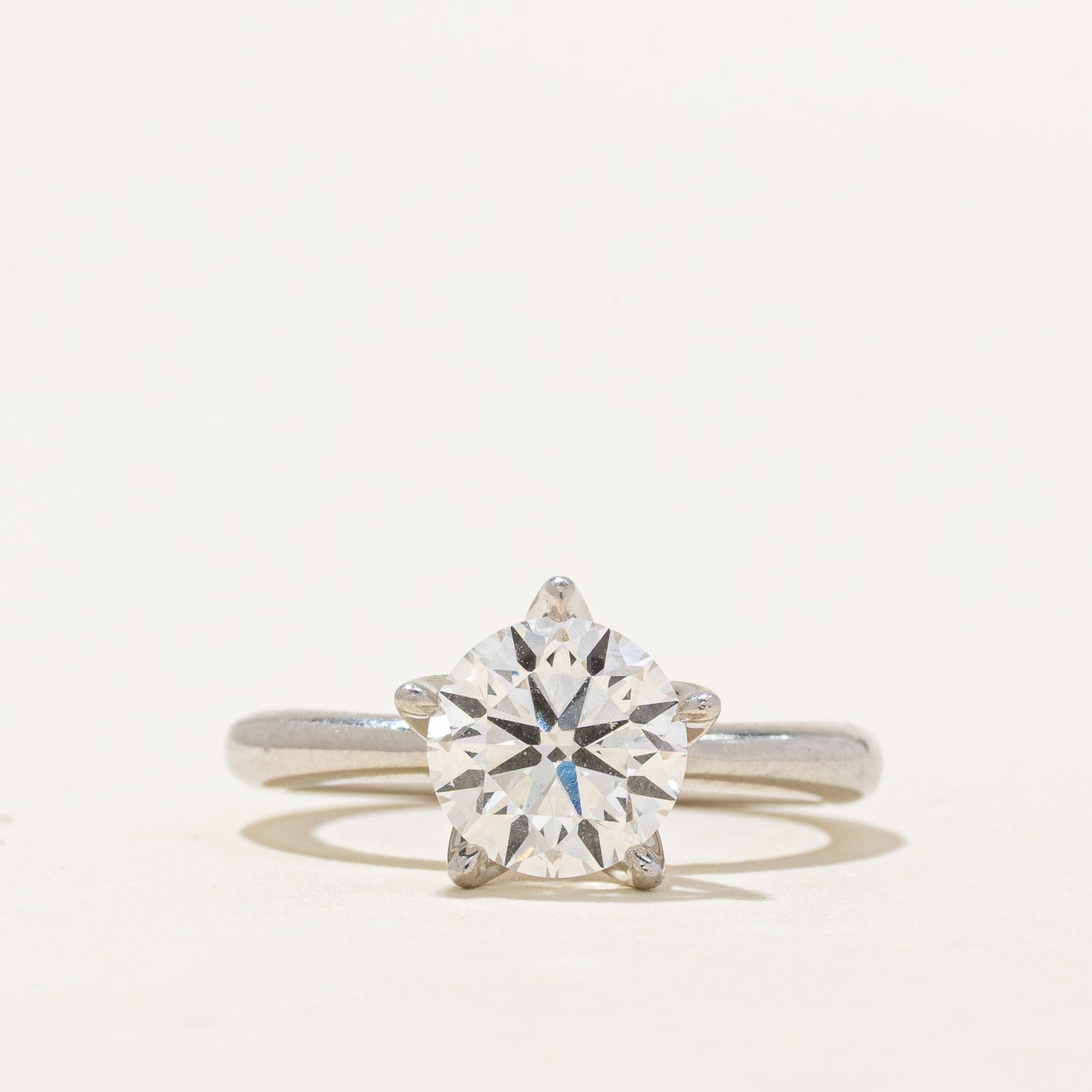 'Birks' 1.52ct GIA-graded Natural Diamond Solitaire Ring | GIA 1.52ct VVS1 H VG/Ex/Ex Cut | SZ 4.5