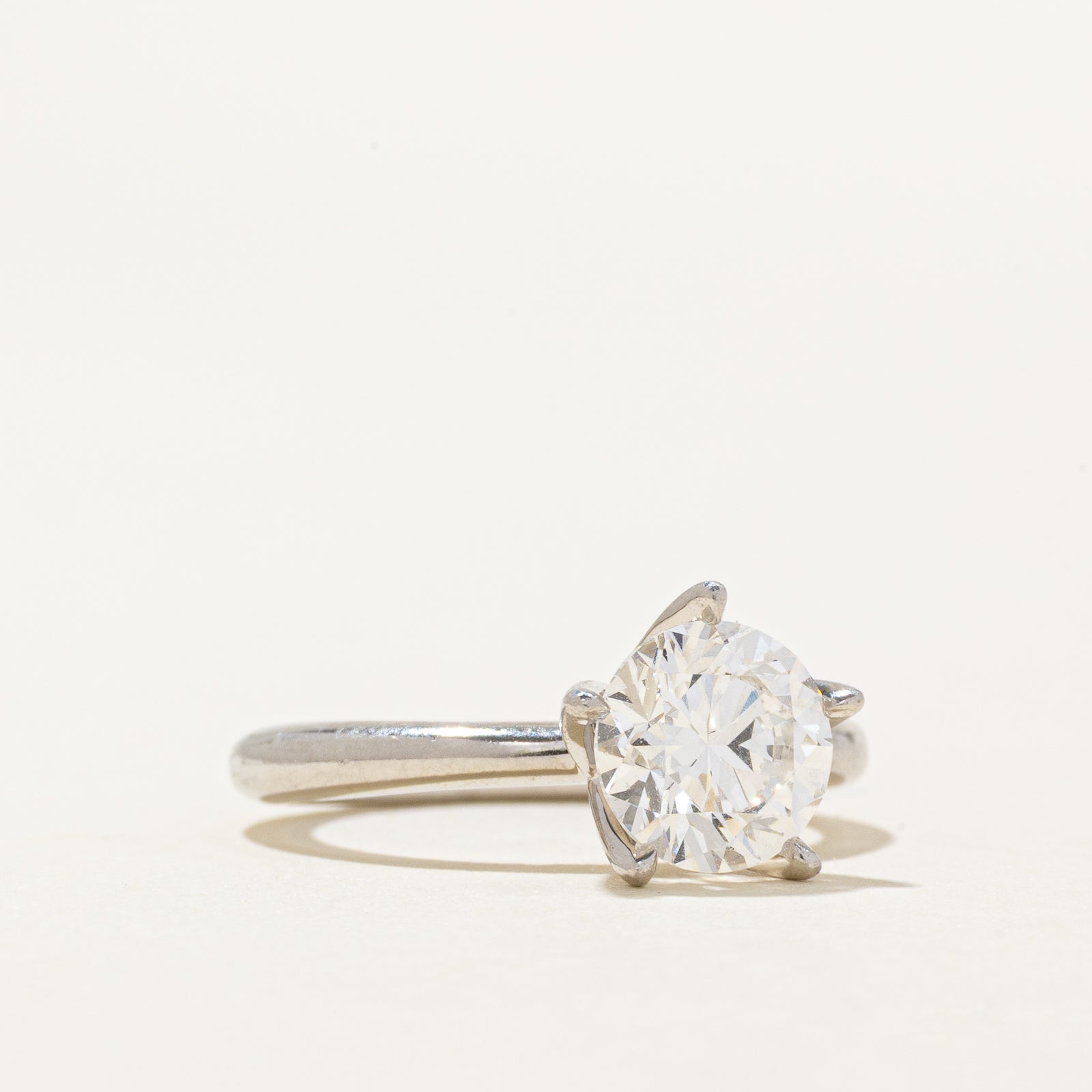 'Birks' 1.52ct GIA-graded Natural Diamond Solitaire Ring | GIA 1.52ct VVS1 H VG/Ex/Ex Cut | SZ 4.5