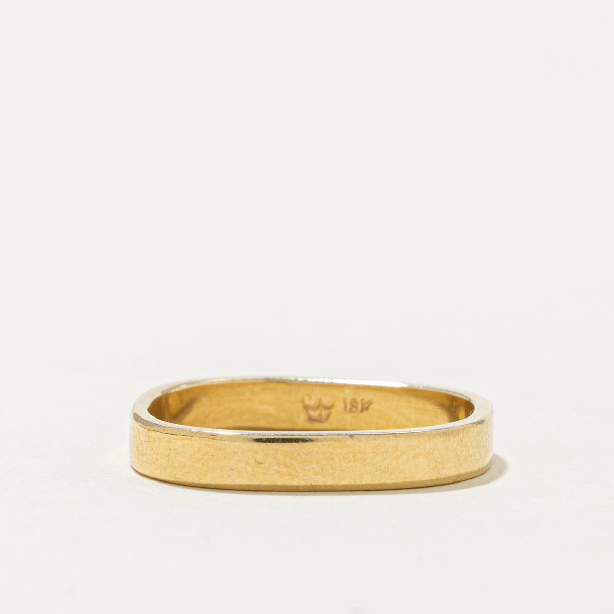 18k Yellow Gold Soft-Square Band | 2.90mm | SZ 5.5