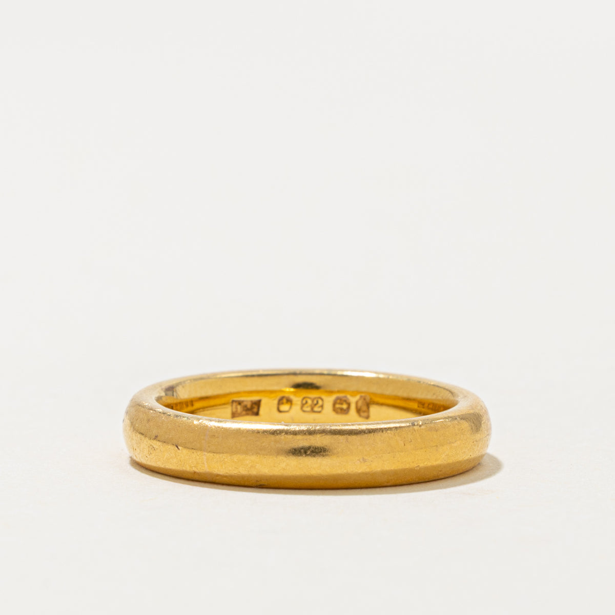 1925 Birmingham 22k Yellow Gold Band | 3.80mm | SZ 6