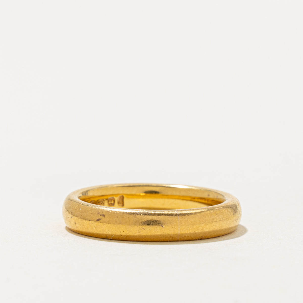 1925 Birmingham 22k Yellow Gold Band | 3.80mm | SZ 6