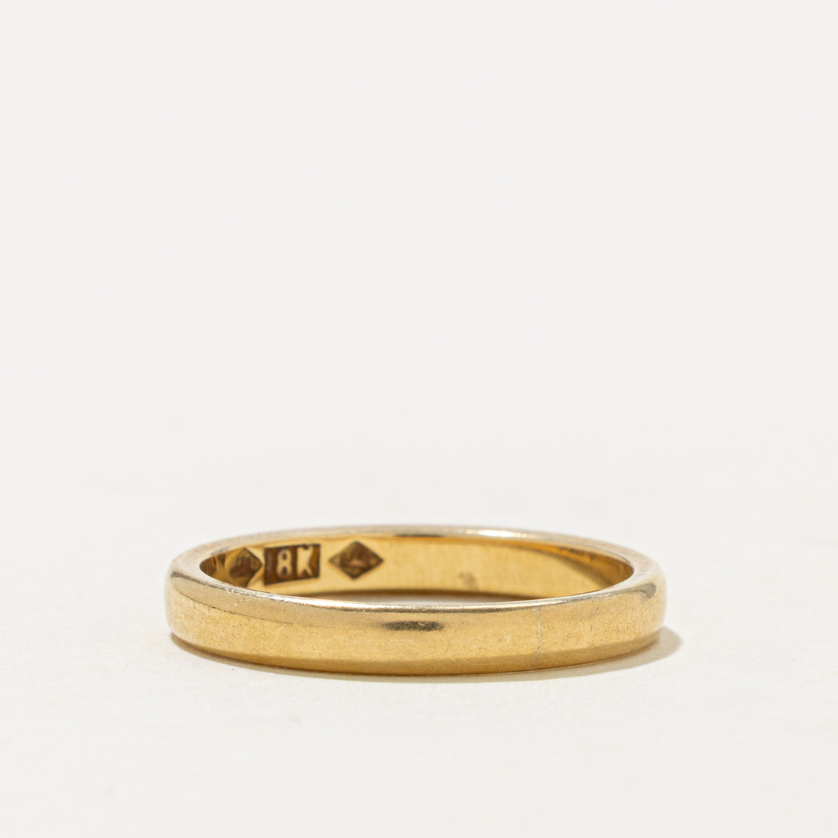 18k Yellow Gold Plain Band | 2.65mm | SZ 5