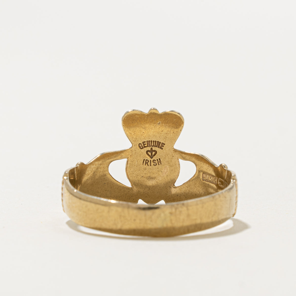 Dublin 9k Yellow Gold Claddagh Ring | SZ 11.5