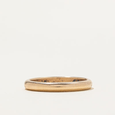 Vintage 10K Yellow Gold Band | 3.1mm | SZ 9.5