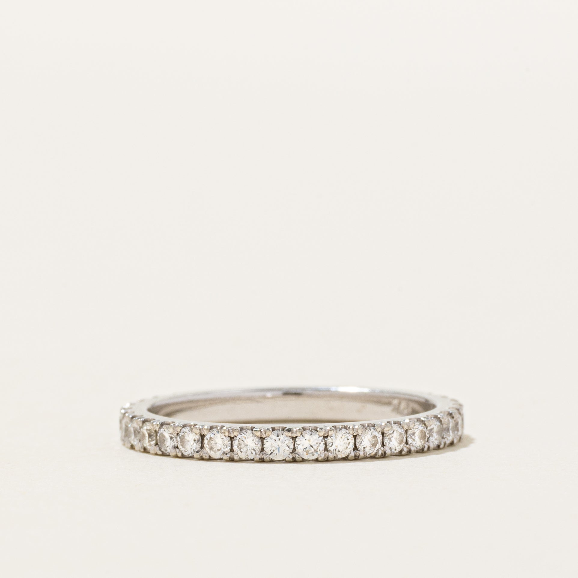 19k Semi Eternity Diamond Wedding Band | 0.38ctw | SZ 6