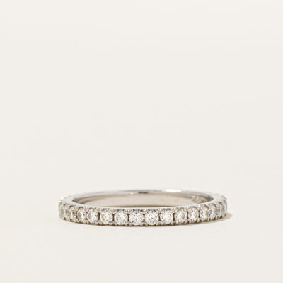 19k Semi Eternity Diamond Wedding Band | 0.38ctw | SZ 6