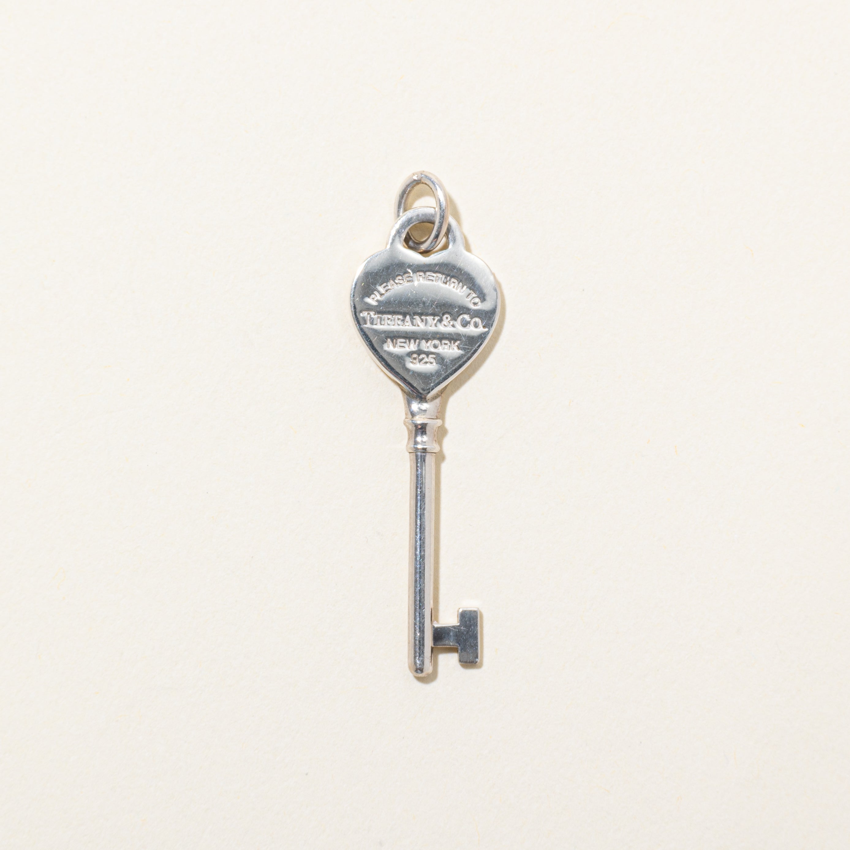 'Tiffany & Co' Return to Tiffany Key Sterling Silver Pendant