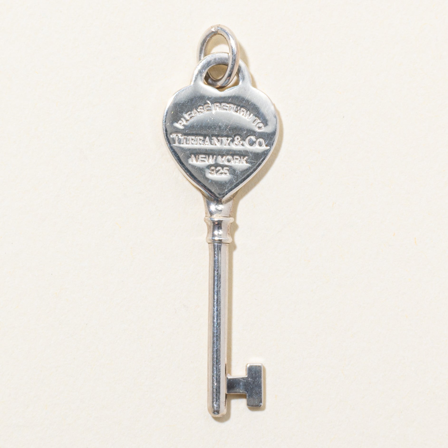 'Tiffany & Co' Return to Tiffany Key Sterling Silver Pendant
