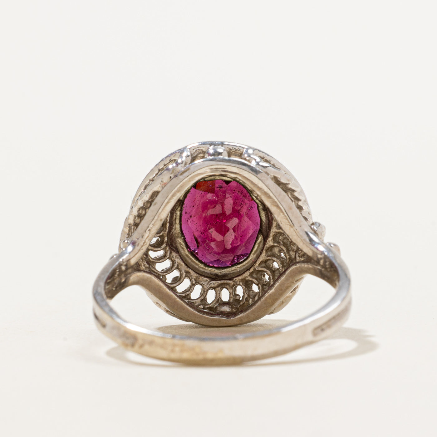 Bague cocktail en grenat | 2,95 ct | Taille 8,5 | 