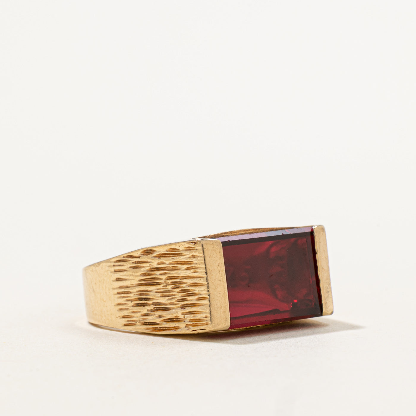 Synthetic Ruby Ring | 12.00ct | SZ 8.25 |